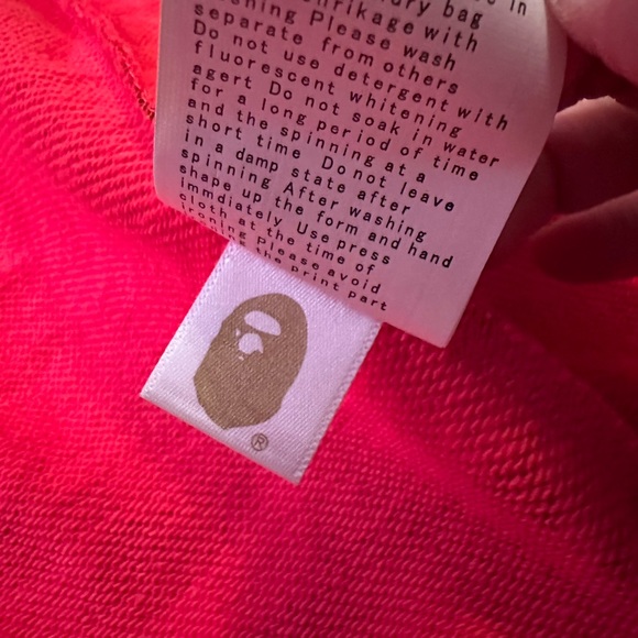 BATHING APE HOODIE LARGE - Picture 6 of 7